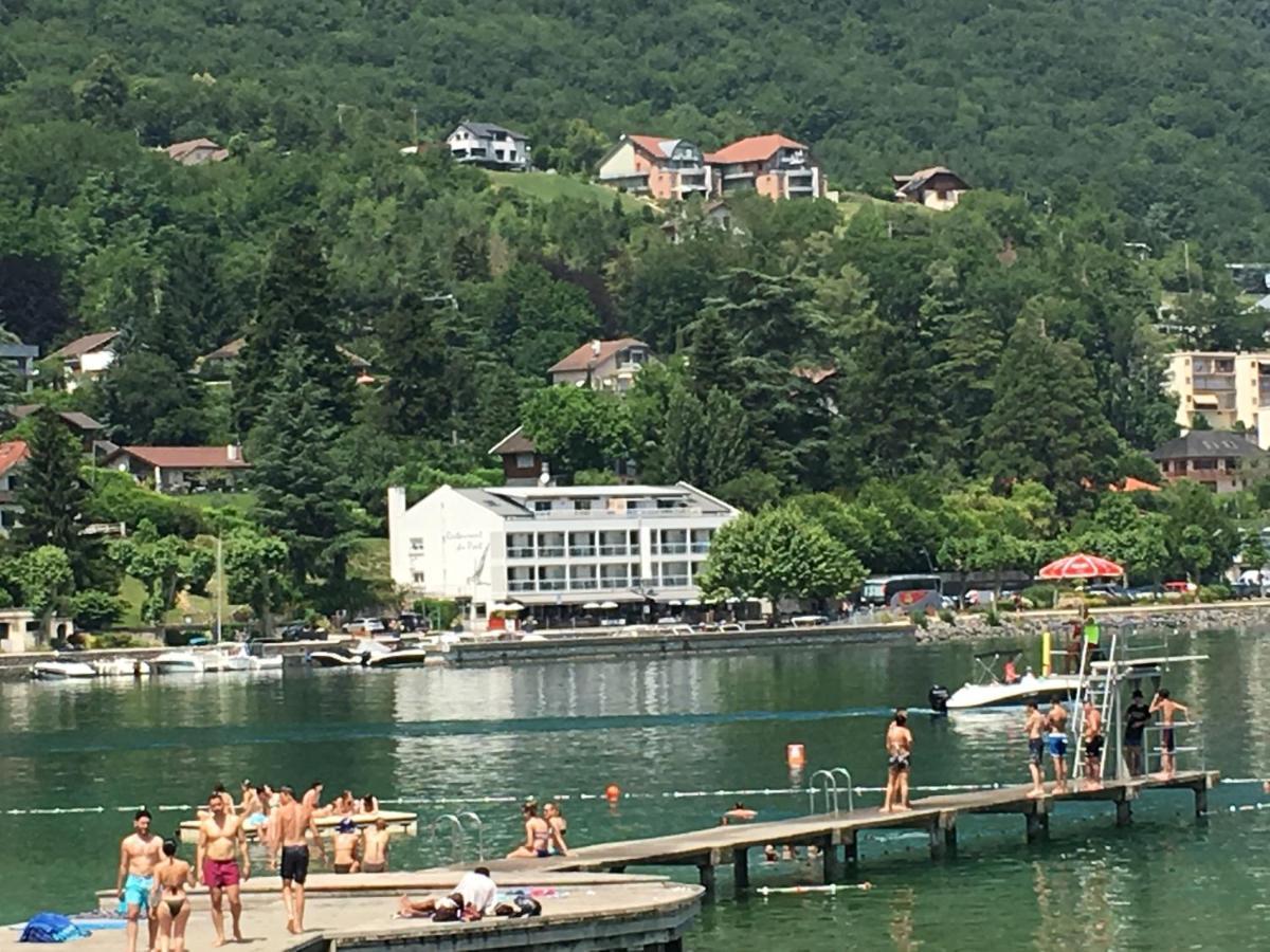 Pieds Dans L'Eau Au Lac Du Bourget Le Bourget-du-Lac Exterior foto